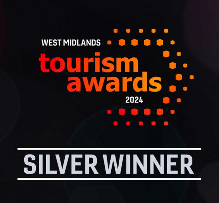 West midlands tourism award 2024 - Silver Winner